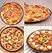 CENZ Nonstick Pizza Vented Pan,Teflon Carbon Steel Crispy Pizza Pan with Holes-13 Inch