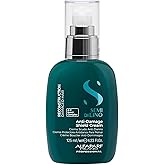 Alfaparf Milano Semi di Lino Reconstruction Bond Repair Hair Treatment Cream for Damaged Hair - Thermal Protector - Hair Breakage Repair Shield Leave-In - Vegan (4.23 oz)