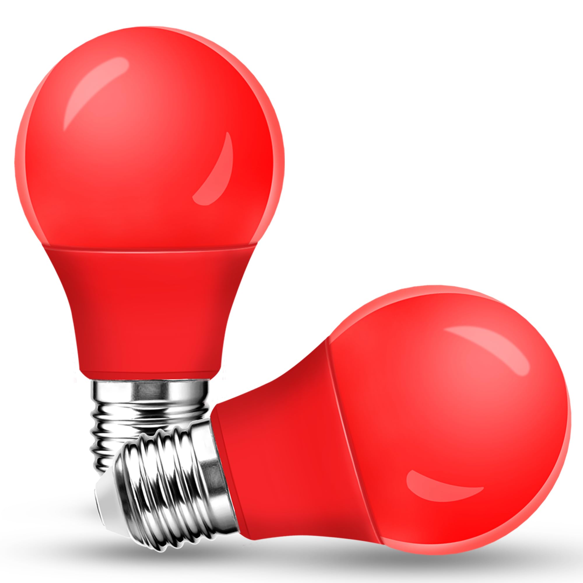 Photo 1 of 2 Pack A15 LED Red Light Bulb for Nightlight, 5W Equivalent 40Watt E26 Base, Red Lighting for Halloween, Christmas, Party Decoration, Sleep Lights, Indoor&Outdoor, Bedroom, Porch Lights, Non-Dimmable