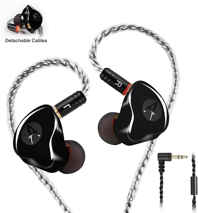 In Ear Monitors,Wired Earbuds Earphone Dual Drivers Amazon.co.uk