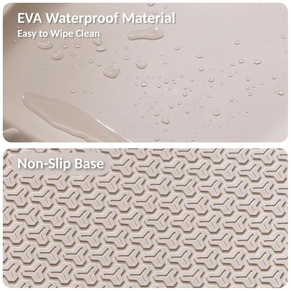LUXURY LITTLE PORTABLE EVA BABY CHANGING PAD WATERPROOF CHANGING PAD FOR DIAPER CHANGES,DRESSING,BABY MASSAGE & MOISTURIZER APPLICATION,SOFT & NON-SLIP,ADJUSTABLE SAFETY BELT,PENGUIN DESIGN,BEIGE