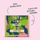 Faith In Nature Wild Rose Hand Soap Bar 100g Vegan Cruelty Free No SLS Parabens view 5