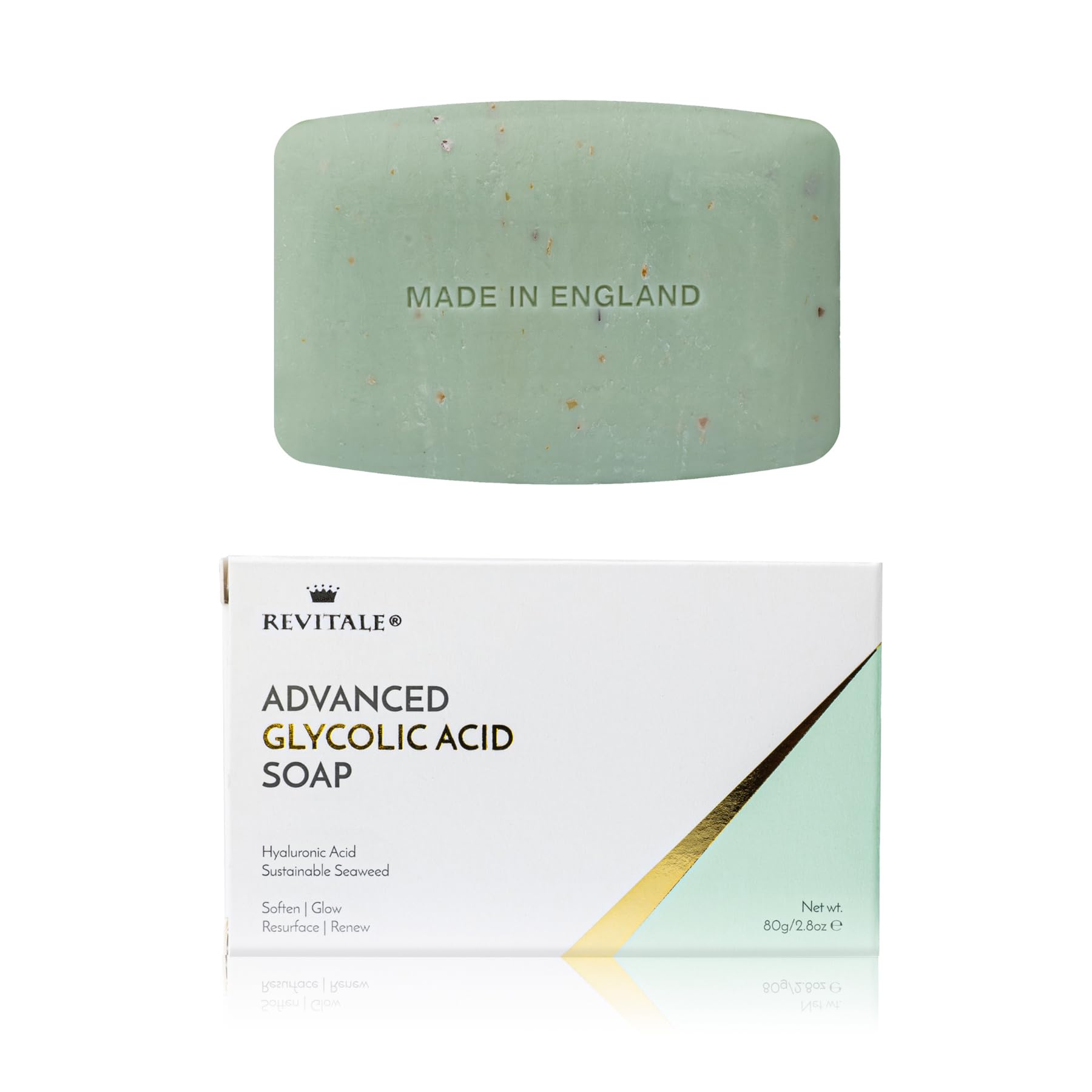 Revitale Advanced Glycolic Acid Soap – Soften, Glow, Resurface & Renew Bar