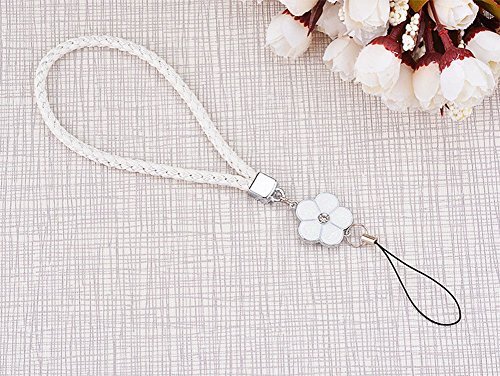 Freedi PU leather Lanyards Hanging Wrist Strap for USB Flash Drive Cell Phone Key Mp3 ID Card Small Electronic Devices