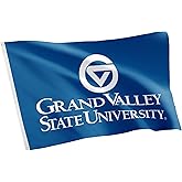 Desert Cactus Grand Valley State University GVSU Flag - 3 x 5 Feet Lakers Banner, Indoor/Outdoor Durable Fabric, 100% Polyester Design (Style 2)