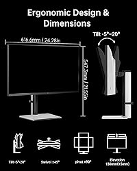 KTC 27 Inch Dual Mode Mini LED Monitor - 4K UHD at