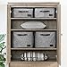 South Shore Versa 2-Door Armoire with Drawers, Weathered Oak