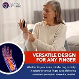Dr. Arthritis Finger Splint & Doctor Handbook – 2 Sizes, Fits All Fingers view 4