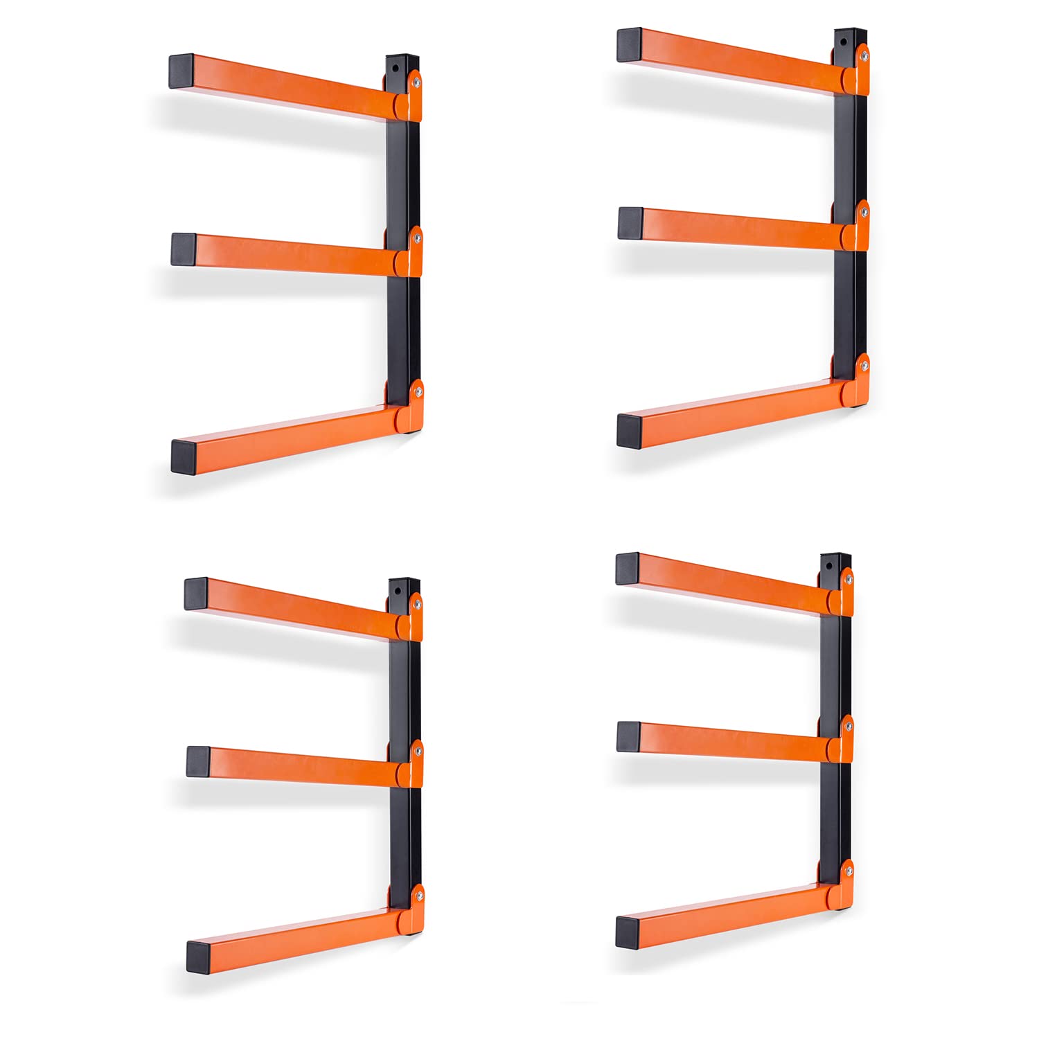 Photo 1 of 2pcs only------Ultrawall Wall Mount Wood Organizer and Lumber Storage Metal Rack with 3-Level - Indoor & Outdoor Use 