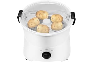 Electric Potato Peeler,One-Button Drive Automatic Spinner 2-In-1 Automatic Potato Peeler Machine Vegetable Spinner,1.76lb Cap