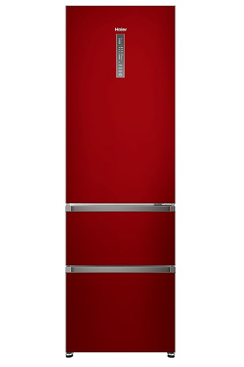 Haier A3FE-735CRJ nevera y congelador Independiente Rojo 330 L A++ ...