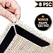 Rug Grippers by LEALSO Gripper – 8 pcs Black Anti Curling Rug Gripper. Anti Slip Straight Carpet Gripper for Corners and Edges – Anti Slip Rug Pad for Rugs – Ideal Rug Stopper For Kitchen | Bathroom
