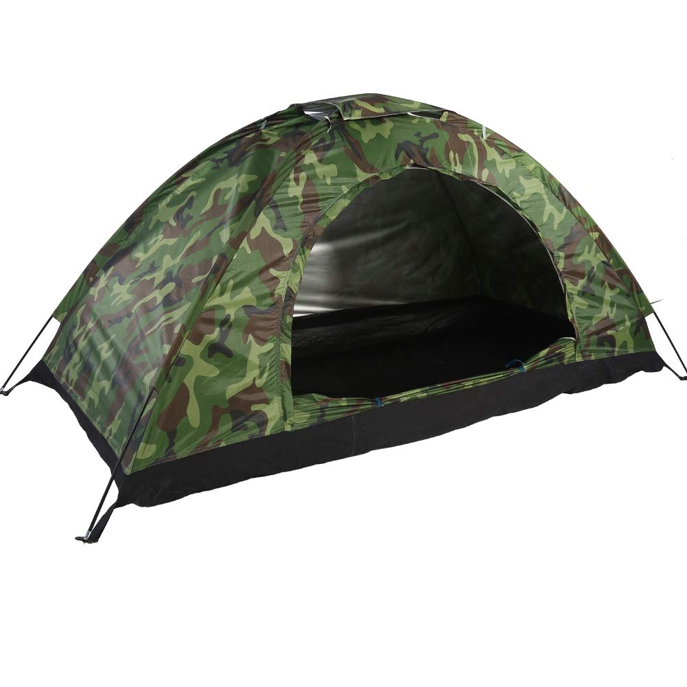 Camouflage Tent Camping Tent Lightweight Waterproof Beach Tent Outdoor for Hiking