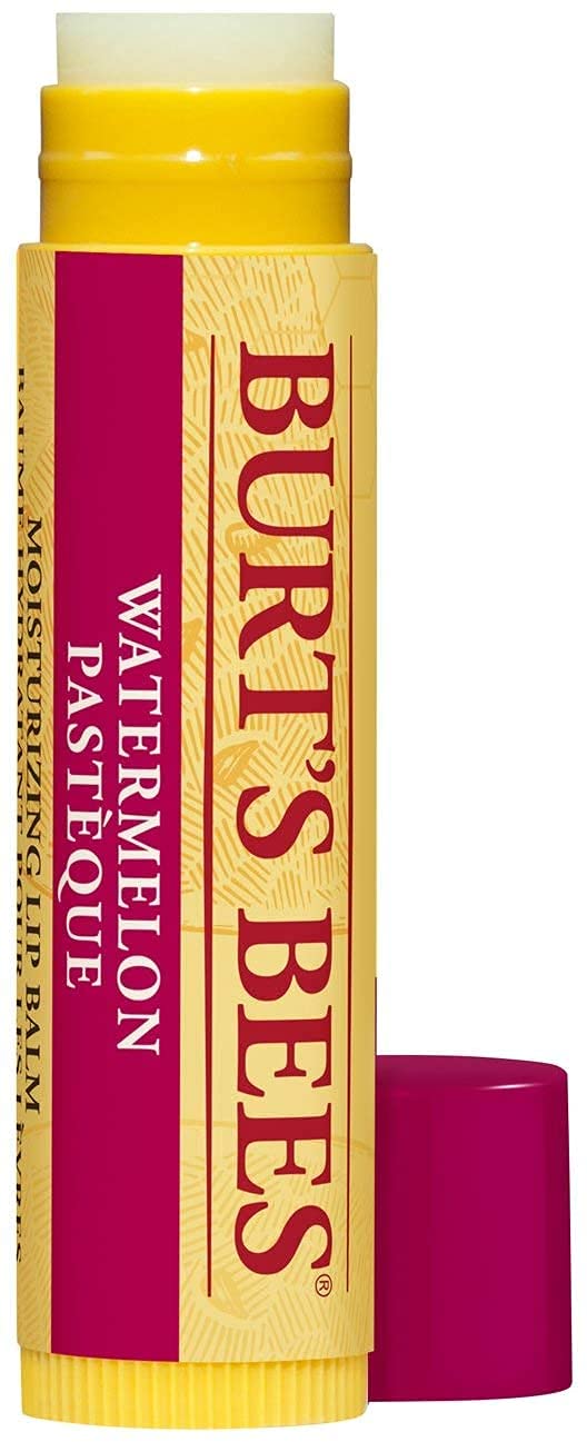 Burt's Bees Lip Balm Watermelon, Moisturising Lip Balm With Beeswax & Vitamin E, 100% Natural Origin, 4.25g — image 1
