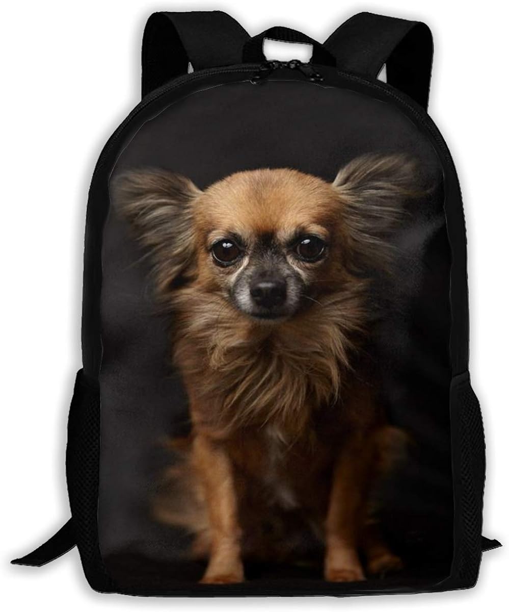 3D Dog School Backpack LargeCapacity Schoolbag
