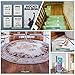 Rug Gripper, ELOSIS 16pcs Anti Curling Area Rug Tape for Hardwood Floor, Tile Floors, Outdoor Rugs, Carpets, White