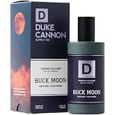 Duke Cannon Proper Cologne Buck Moon - 1.7 fl oz | Eau de Parfum Cologne for Men - Vetiver + Oak Moss Scent - Warm, Earthy Fragrance