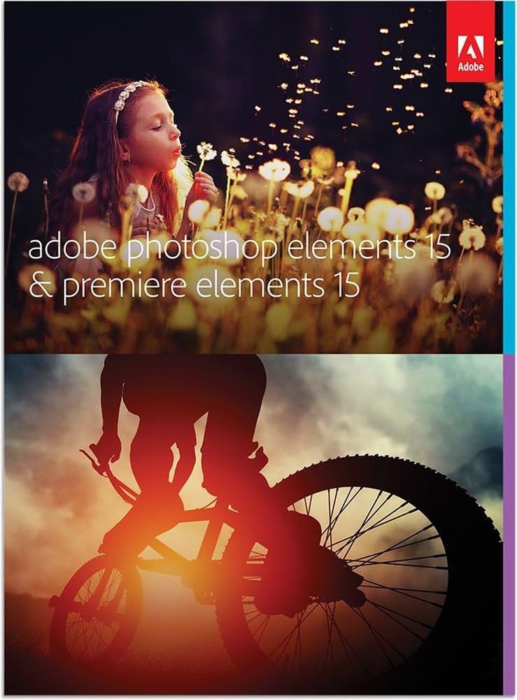 Adobe Photoshop Elements 15 & Premiere Elements 15 | Standard | PC/Mac | Disk