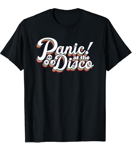 Amazon.com: Panic! at The Disco - Lightning T-Shirt Small