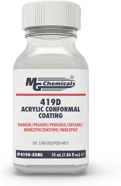 MG Chemicals 419D Acrylic Conformal Coating Clear Fast Drying 55ML Protection
