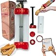 Churro Maker Kit -Complete Churro Making Kit with Adjustable Plunger Control, Specialized Piping Tip, Custom Box, Filling Tip, & Recipe Book - Churro Maker Machine | Maquina Para Hacer Churros