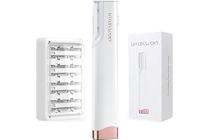 Littlelucky Sonic Dermaplaning Tool for Face,Rechargeable Dermaplane Razor for Women with LED Light,3 Speed Levels,for Facial