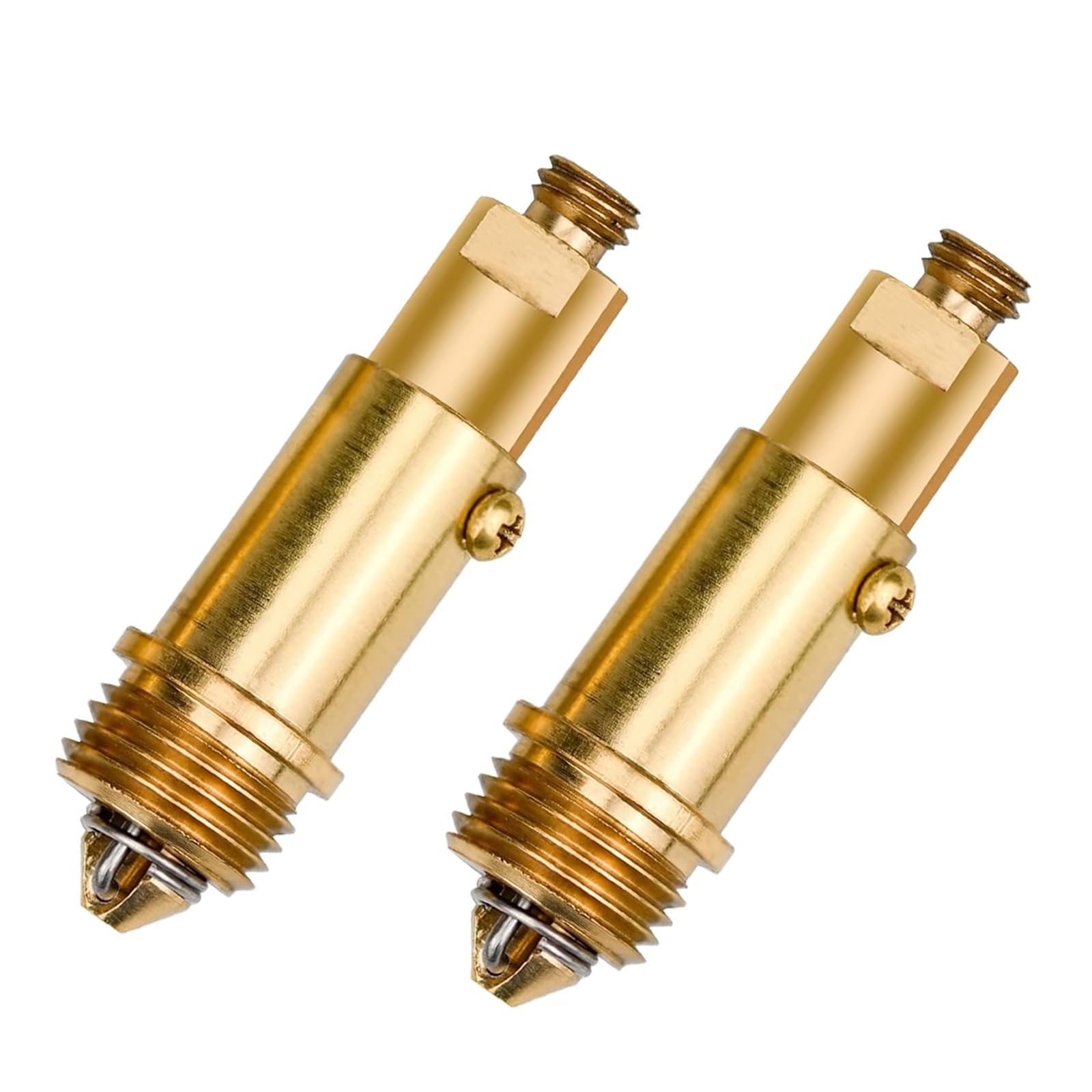 2 Pcs Pop Up Sink Plug Replacement, Push Down Bath Plug Replacement, Bathroom Pop Up Click Clack Chrome Sink Plug Stopper, For Kitchen Bathroom Washbasin Bath, Solid Brass Chrome Plating