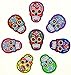 Babycola's Mum 8 PCS Punk Patches, Skull Patches, Mexican Sugar Skull Embroidered Iron on Patch, Assorted Color