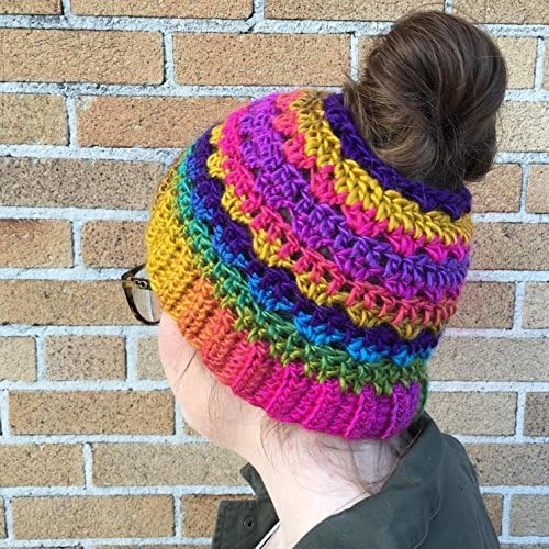 Messy Bun Hat Beanie