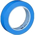 3M Vinyl Tape 471, 1 in x 36 yd, Blue, 1 Roll, Paint Alternative for Floor Marking, Social Distancing, Color Coding, Safety Marking