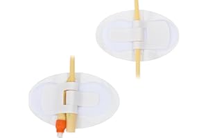 BeHerk Foley Catheter Stabilization Device, Self Adhesive Catheter Tube Urinary Leg Bag Holder Sticker, Catheter Supplies for PEG/G/Feeding Tube Holder Accessories, Pack of 10