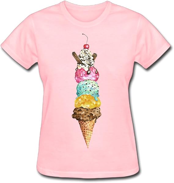 Illustrationice Cream Cute Fun T Shirt Amazon.ca Clothing & Accessories