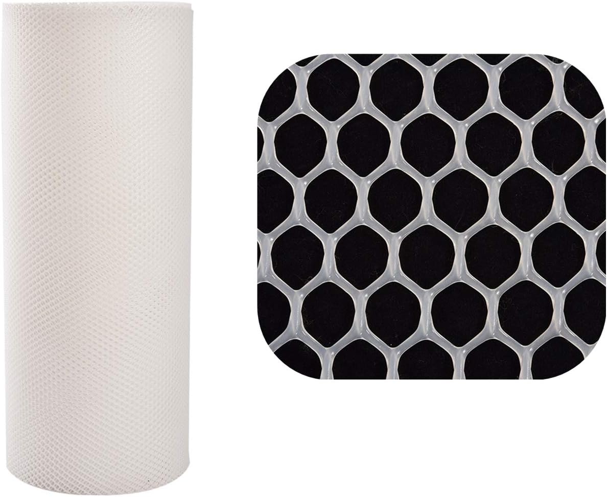 VARWANEO Chicken Wire Wire Mesh-1.3ftX13.1ft -Plastic PVC Chicken Wire Fence