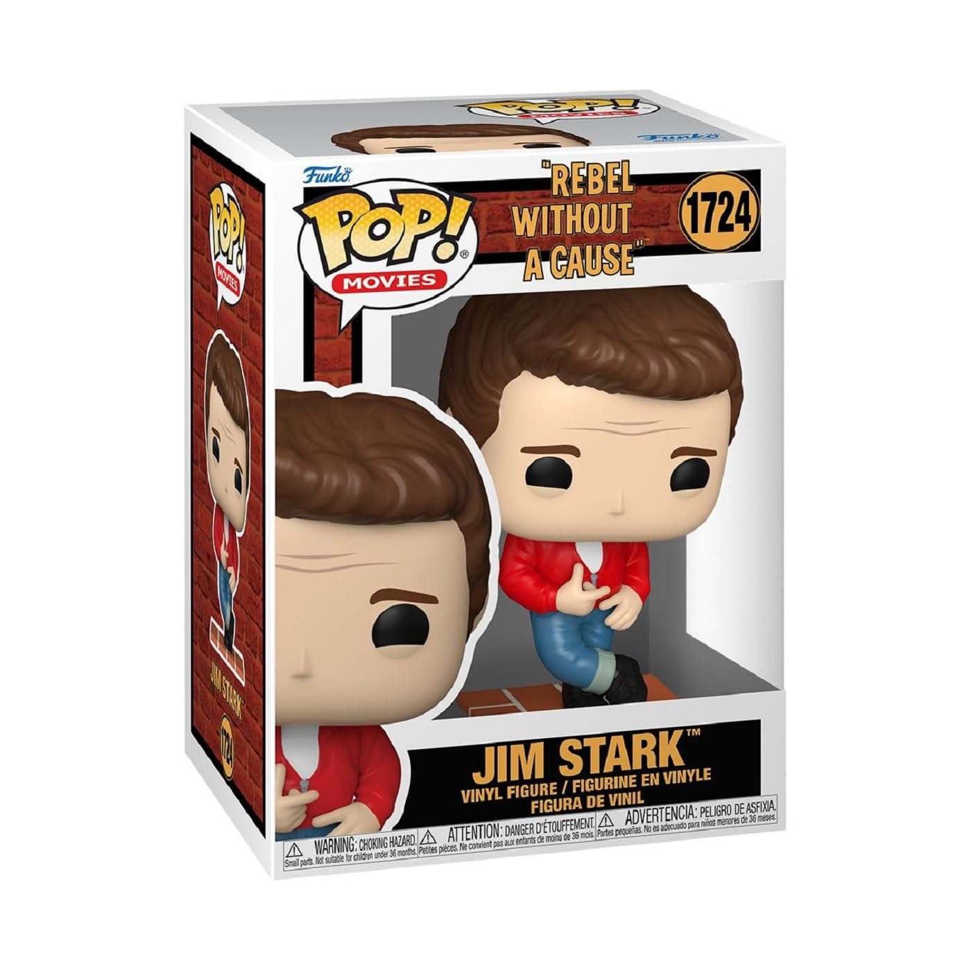 Funko POP! Movies: RWAC - Jim Stark - Rebel Without a Cause - Collectable Vinyl Figure - Gift Idea - Official Merchandise - Toys for Kids & Adults - Movies Fans - Model Figure for Collectors