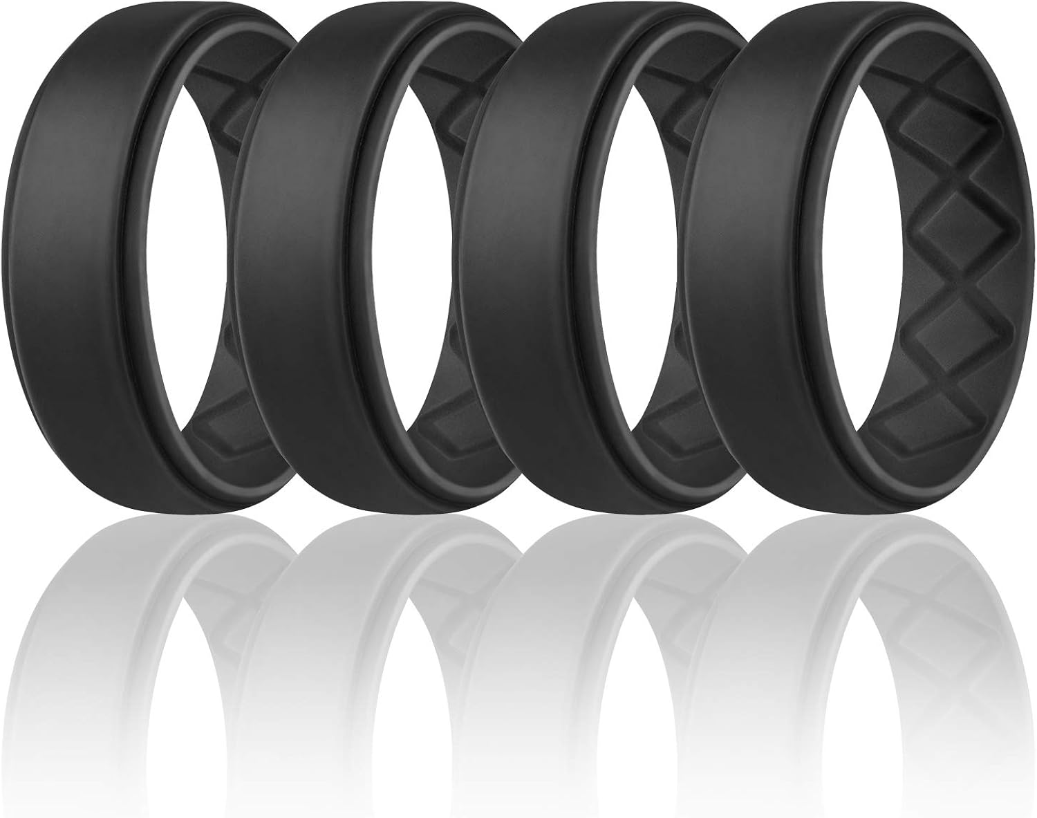 1pc Men S Ring Rubber Silicone Ring Men Rubber Wedding Bands Flexible Sports Outdoors Male Jewelry Sport Fashion Accessories Rings Aliexpress
