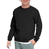 Haloumoning Boys Crewneck Pullover Sweatshirts Kids Youth Casual Long Sleeve Shirts 5-14 Years