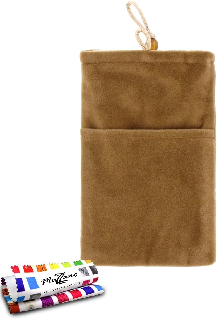 MUZZANO Original "Cocoon" Pouch for Sony ST27/ST27I - Brown