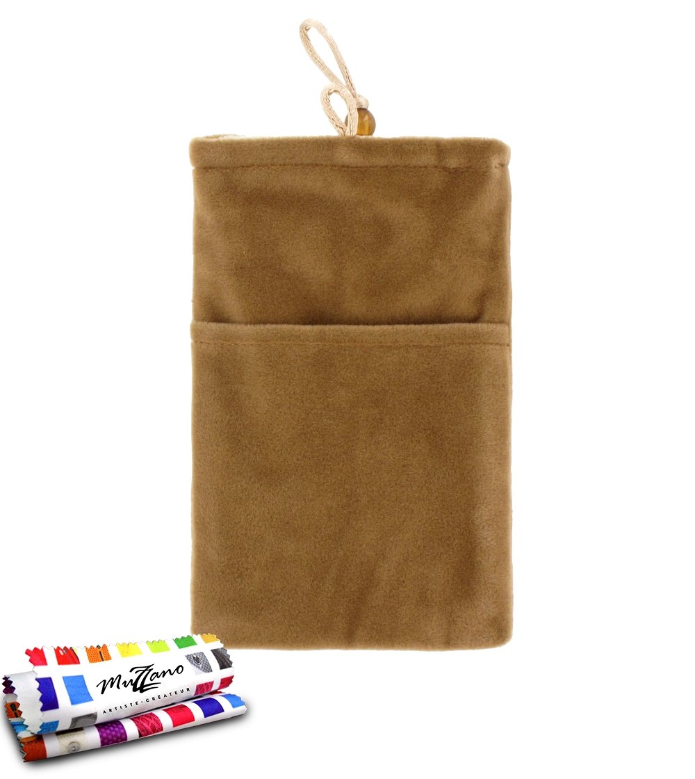 MUZZANO Original "Cocoon" Pouch for Sony ST27/ST27I - Brown