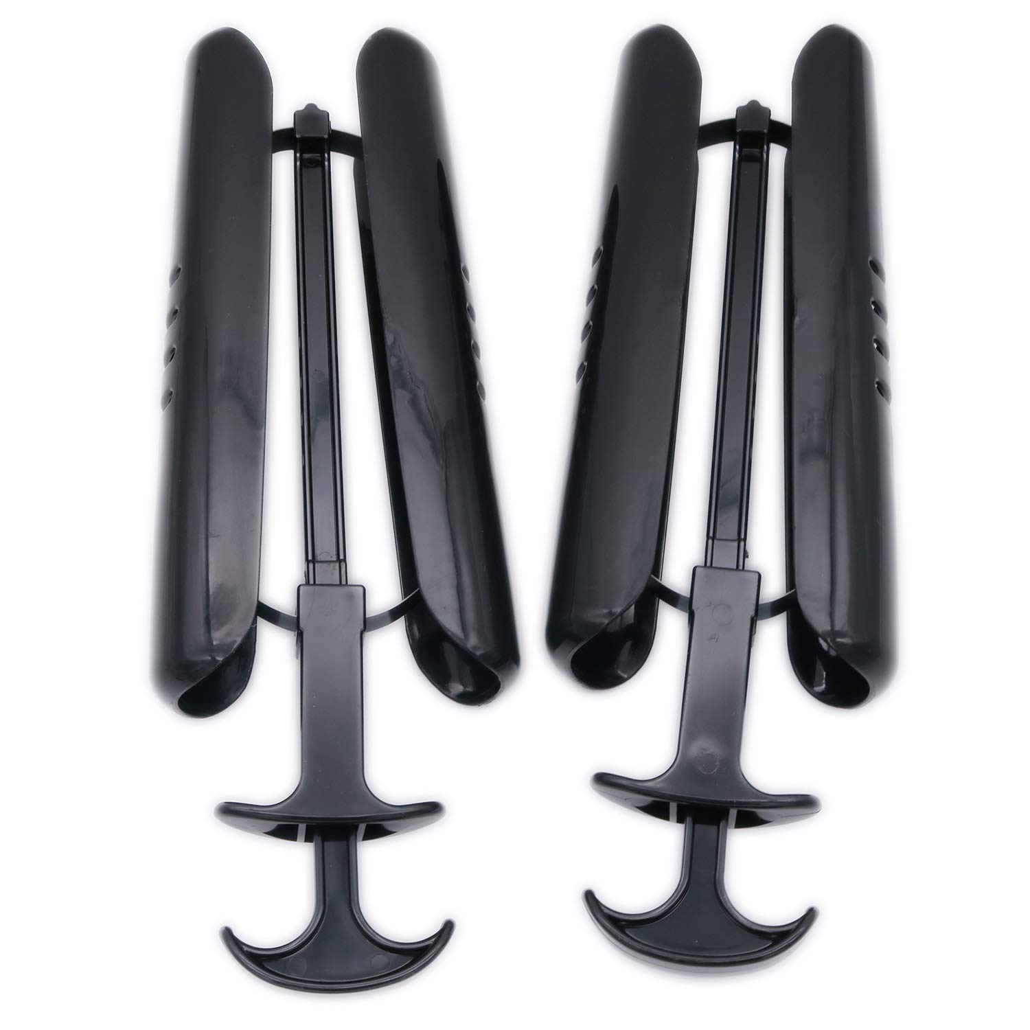 POFET 1 Pair Automatic Black Boot Shapers Stand Holder Shoe Tree Stretcher long