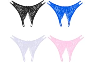 KHUFUZI Women's Sexy Lace Lingerie G-String Brief Dress Sleepwear Clothing Gift for Girlfriend