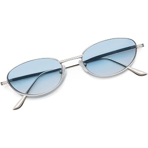 Appassal Retro Oval Sunglasses for Women Y2k AP3747 | 90s Trendy 2000s Accessories Oval Shaped Classic Shades Cute Sunnies