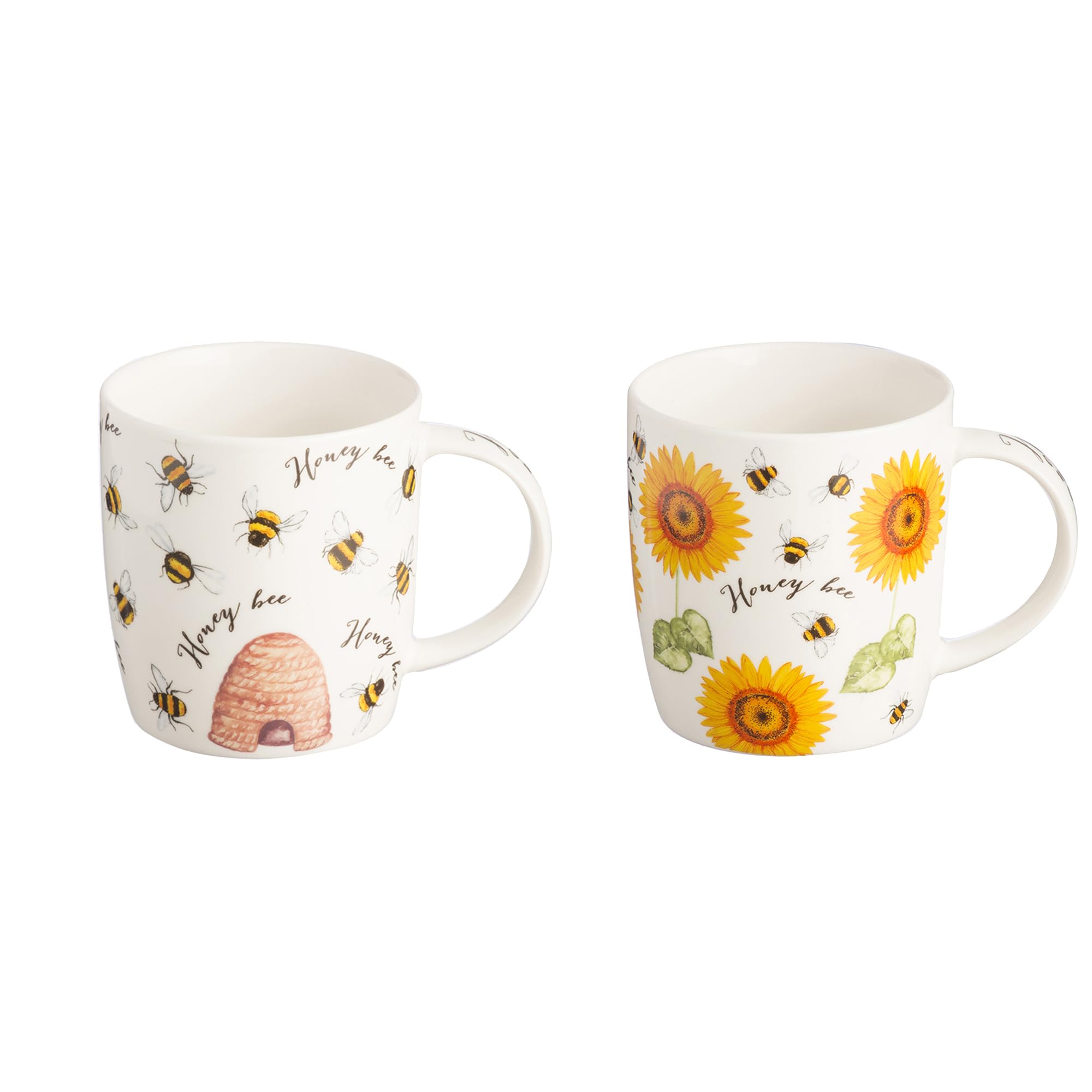 Price and Kensington Honey Bee Fine China Assorted Design Mug 340ml.