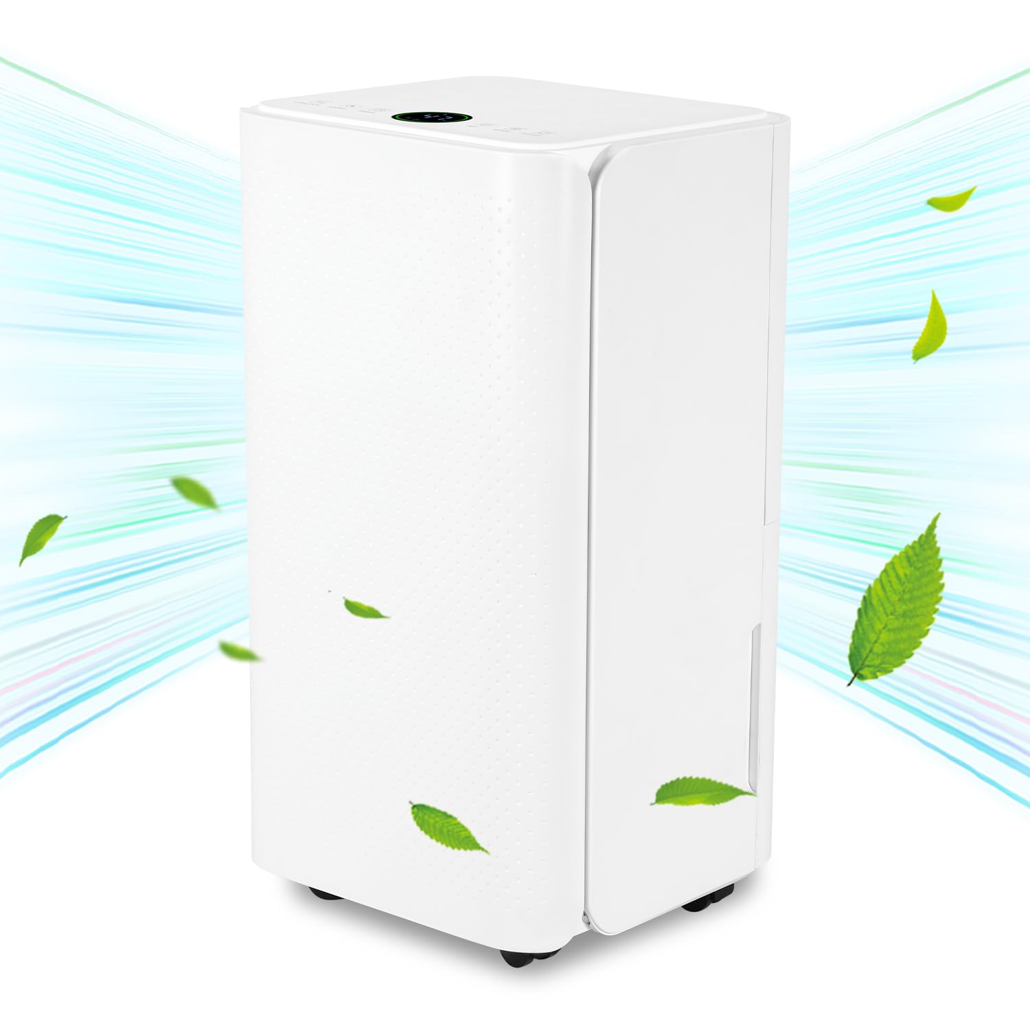 EINFEBEN Luftentfeuchter 16L/24h Entfeuchtungsleistung - für Raumgröße ca. 160m³ (~60 m²)- mit 4 Betriebsarten, Farbtemperatur-Tipps, Ablaufschlauch, Timerbetrieb, Abtaufunktion