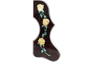 YUEMIYA Acoustic Guitar Pickguard, for Gibson J-200 SJ-200, 2MM Thick Scratch Plate, Self-Adhesive Guitar Pick Guard, Universal Fit for 41-42 Inch Acoustic Guitar (C-Style)