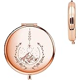 CMNIM Fantasy Book Gift Mirror Book Lover Merchandise Jewelry Book Series Compact Makeup Mirror for Book Nerd