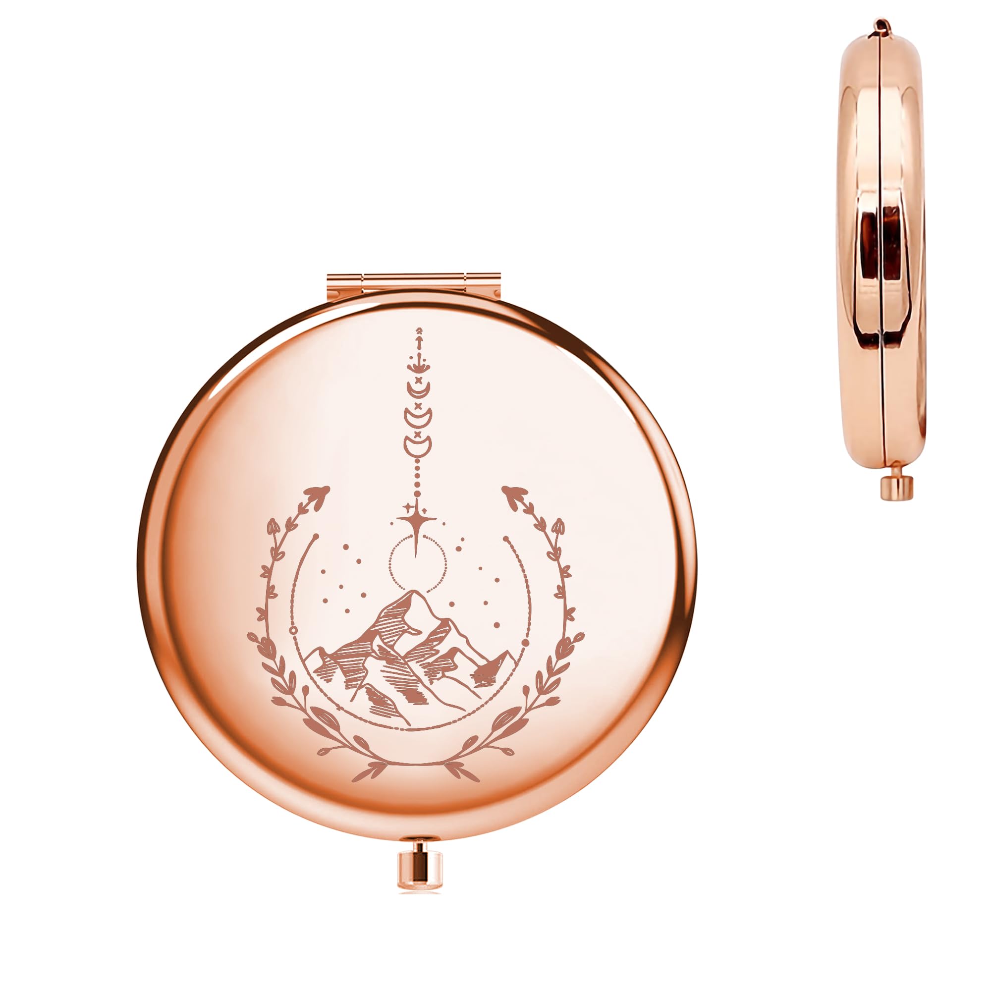 Photo 1 of CMNIM Fantasy Book Gift Mirror Book Lover Merchandise Jewelry Book Series Compact Makeup Mirror for Book Nerd