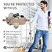 Expert Travel Money Belt - $500 Theft Protection, RFID Blocking, and 2x Credit Card Sleeves
