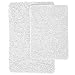 Lavish Home 2 Piece Memory Foam Shag Bath Mat - White, 32