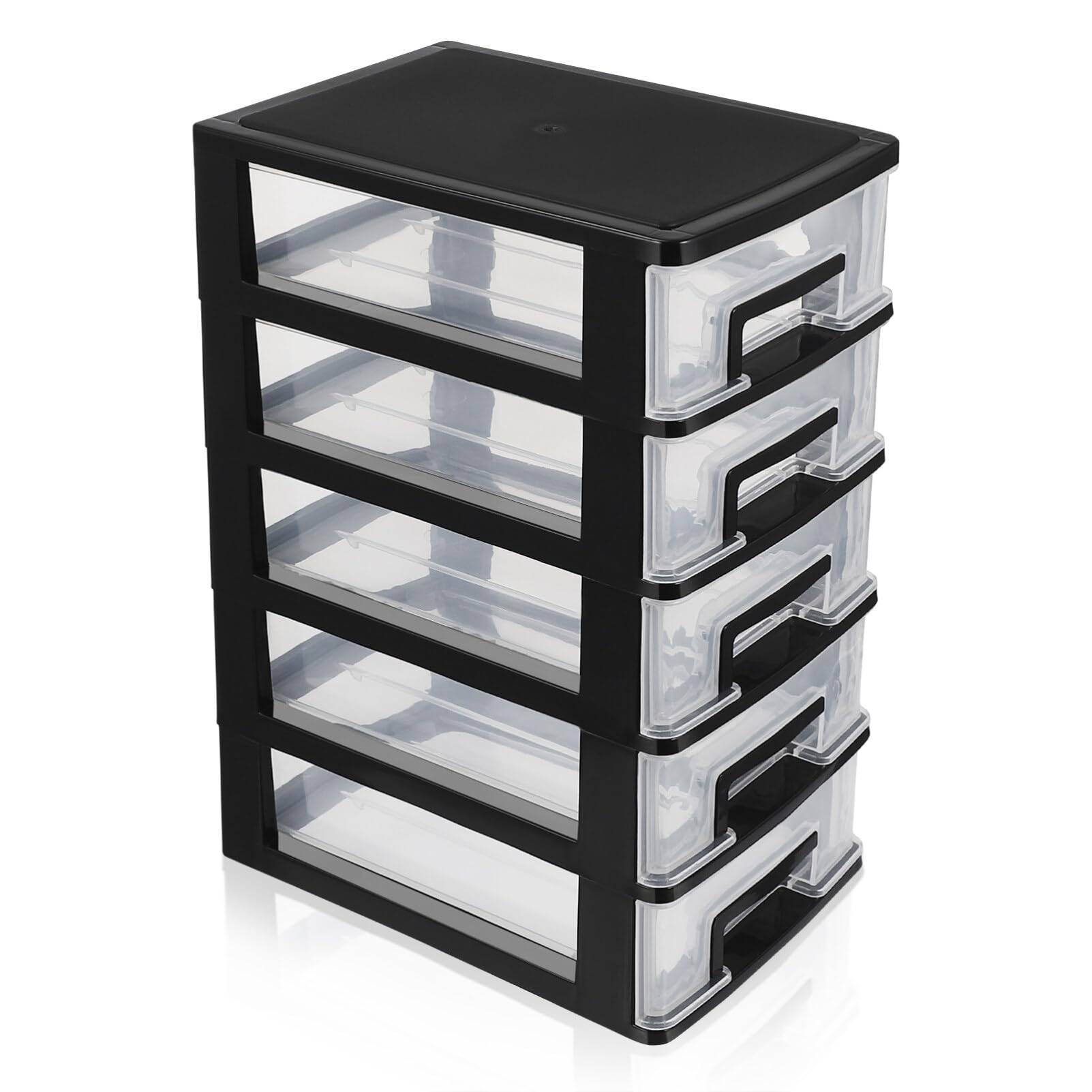 Storage Drawers - 5Desk Storage Drawers Storage Shelf Rack Desktop under Desk Storage Arts and Crafts Organiser Unit Desktop Home Office School Bedroom & Living Room Storage Drawers Organizer