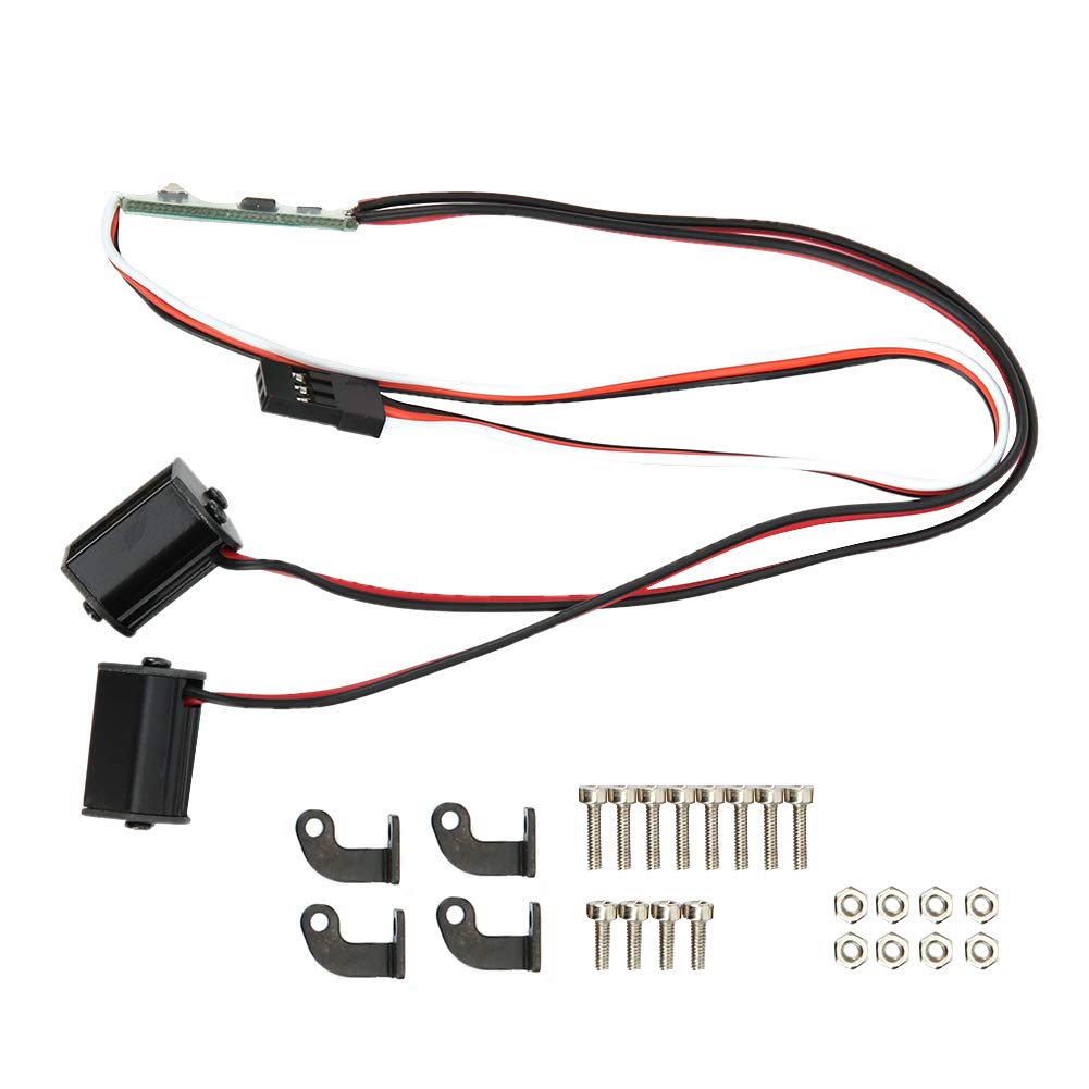VGEBY RC Model LED Headlight Plastic Accessory for TRX4/SCX10 1/10 Crawler Overland Car, VGEBYY9HDE2ZUR1